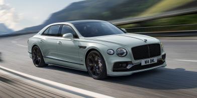Bentley Flying Spur Speed Edition 12 featuring matrix grille and Bentley illuminated radiator mascot.