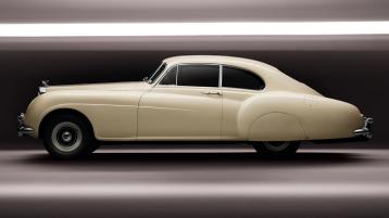 Bentley R-Type Continental view from side stationary in studio