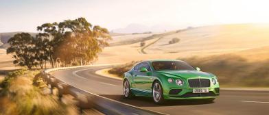 Continental GT Speed Driving Round Bend in South Africa