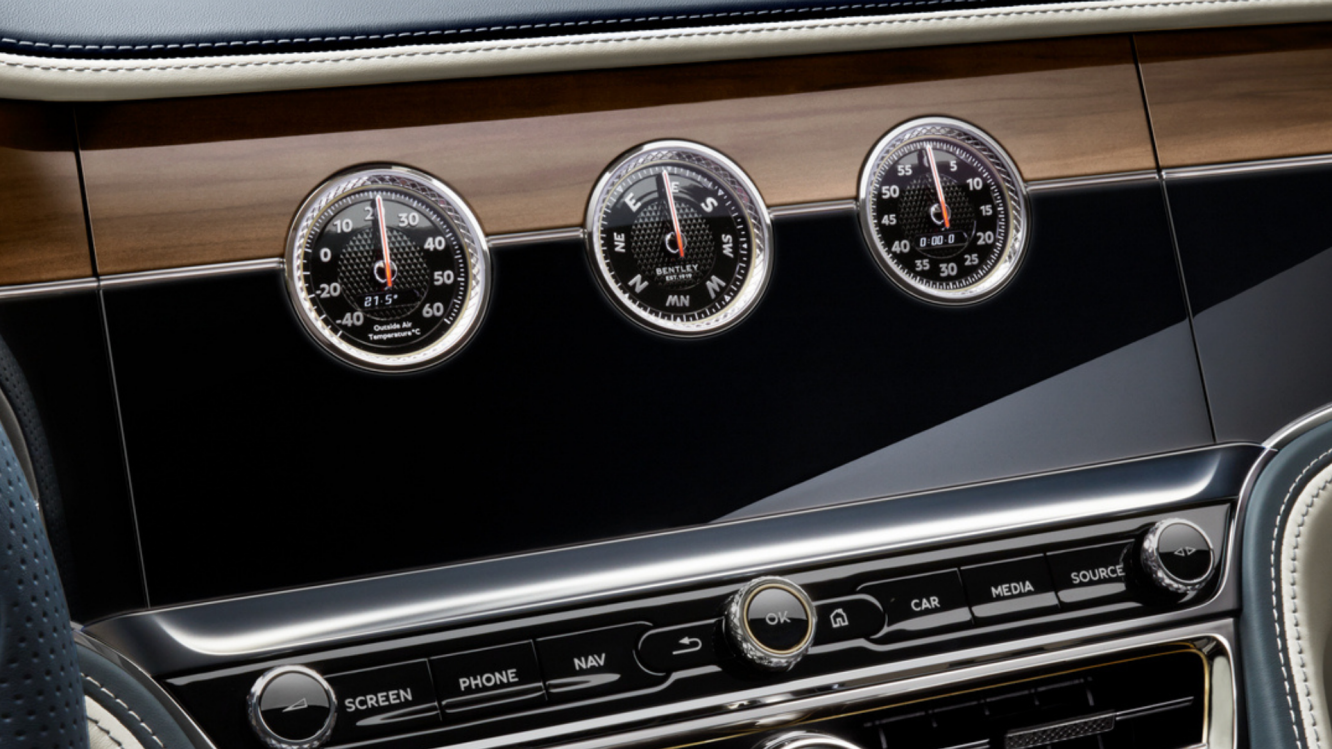 Bentley Rotating Display flipping between settings