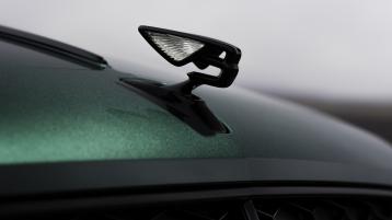 Blackline Flying Spur B on the bonnet of a Veridian Flying Spur Mulliner