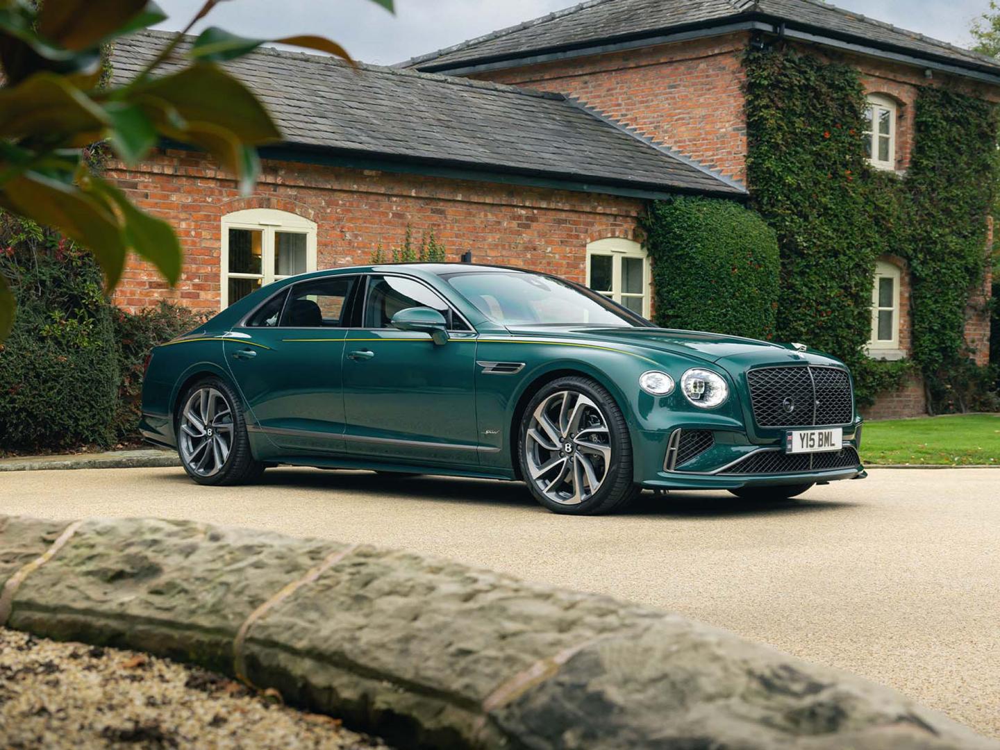 Flying Spur outside The Mews.