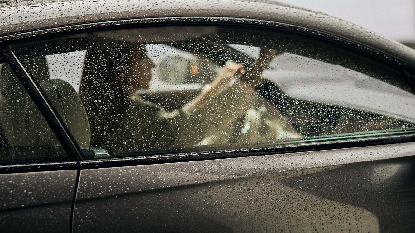 Leyla Hajrovic driving her Bentley Continental GT.