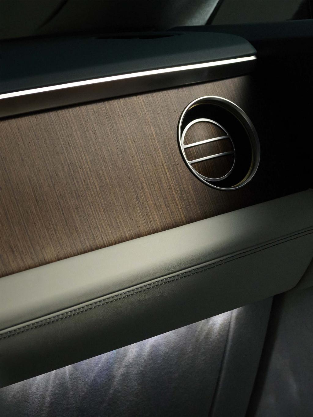 Bentley Torcal door passenger door interior view.