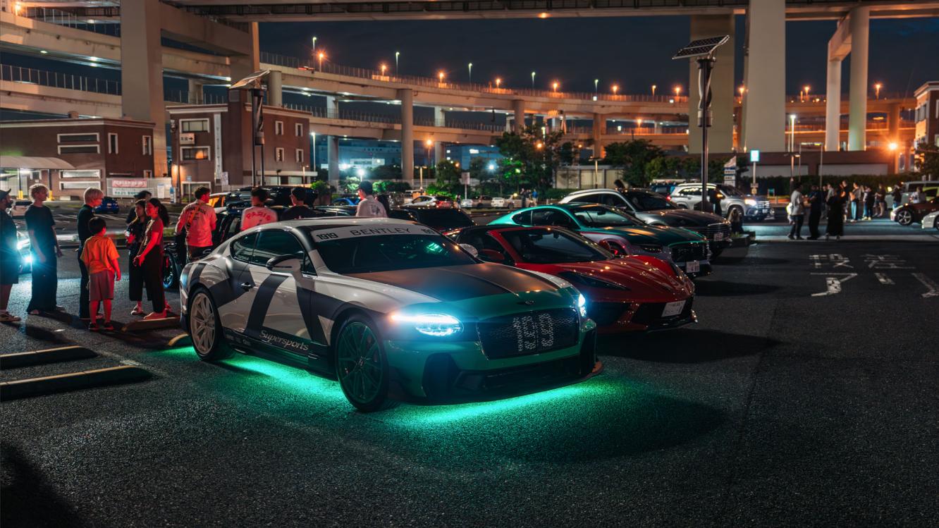 Bentley Supersports at Daikoku car meet.