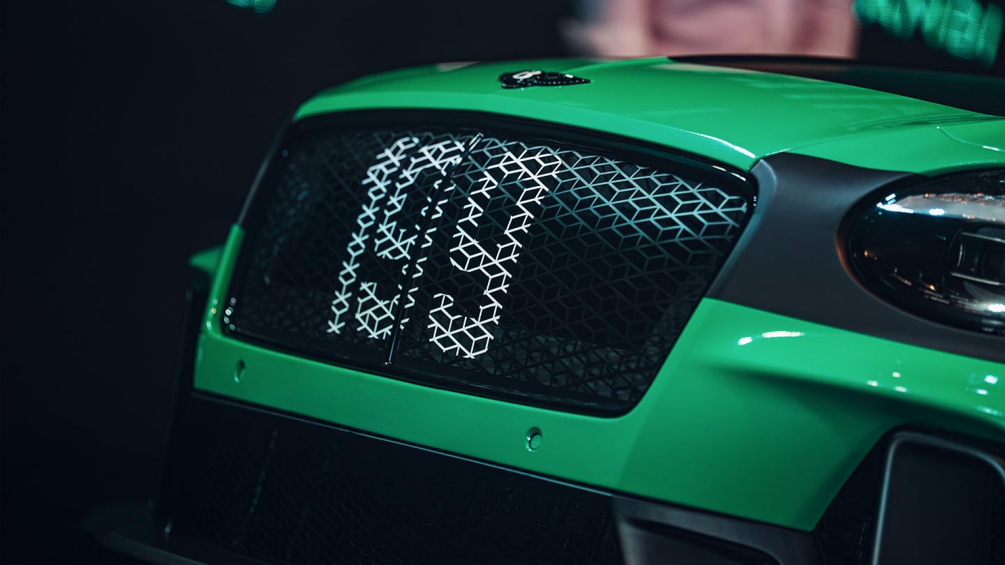 Bentley Supersports grille detail.