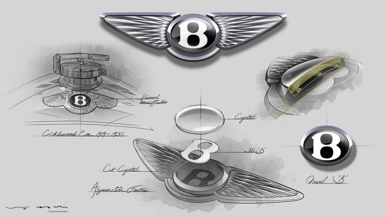 Design concept drawings of the new Bentley Wings.