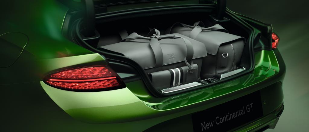 The new Leather Luggage set designed for the new Bentley Continental GT Speed