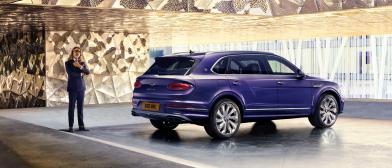 EWB Mulliner in tranzanite purple on 22 inch Mulliner directional wheels