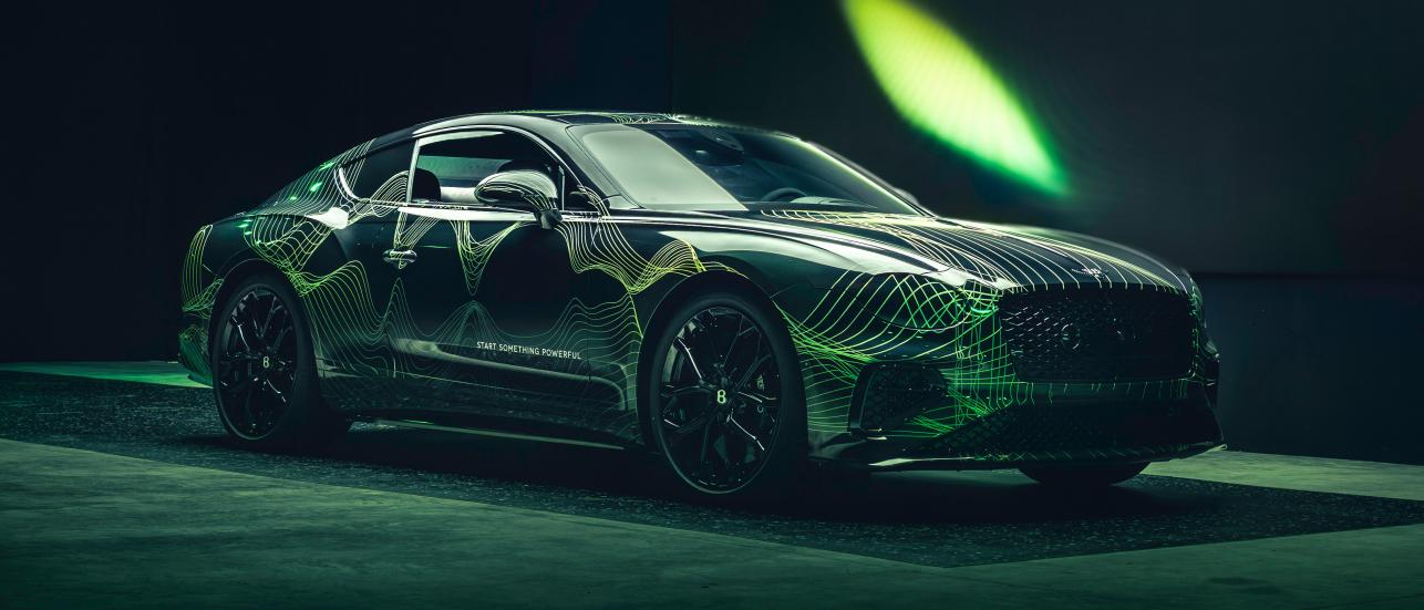 The new Continental GT in camouflage 