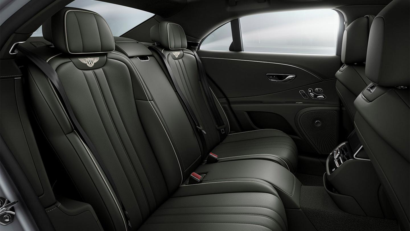 Rear cabin of the new Flying Spur featuring Beluga primary hide