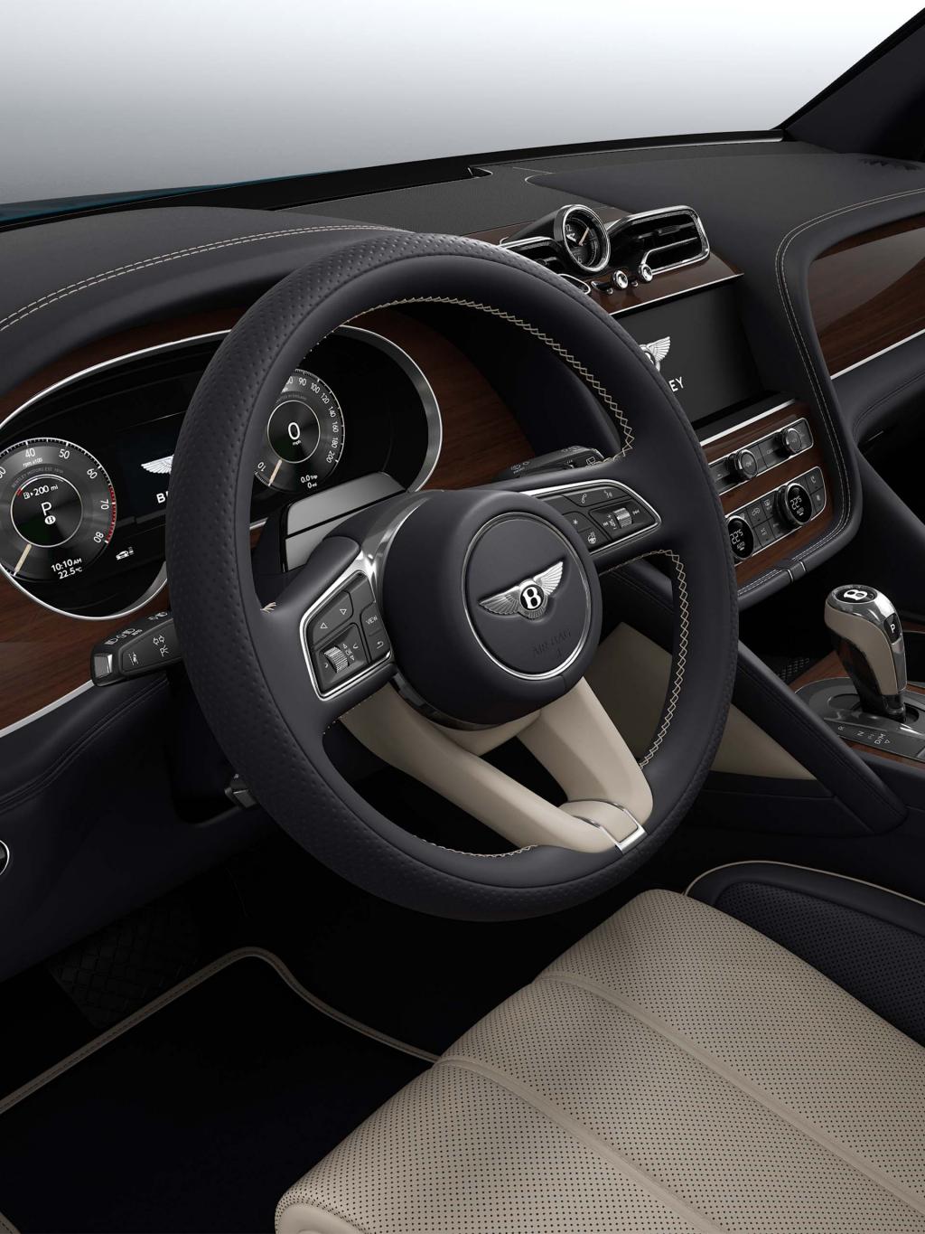 Driver's side view of a Bentayga EWB.