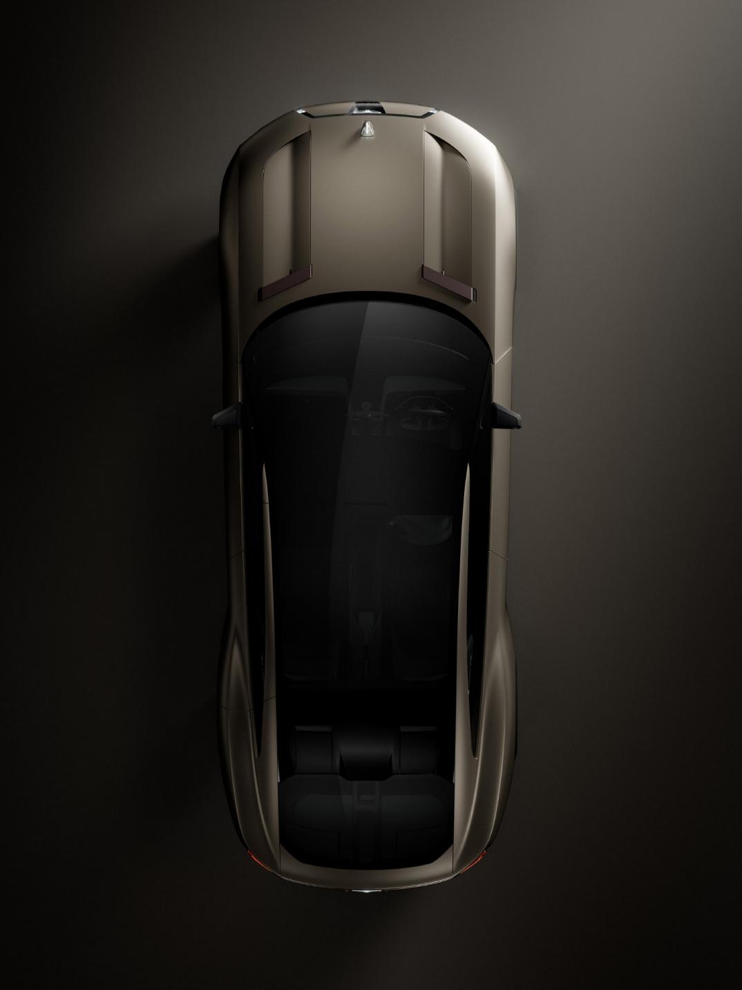Top view of the sculpted exterior of EXP 15
