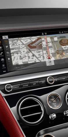 Bentley Continental GTC S 12.3 inch high resolution capcitive touchscreen display