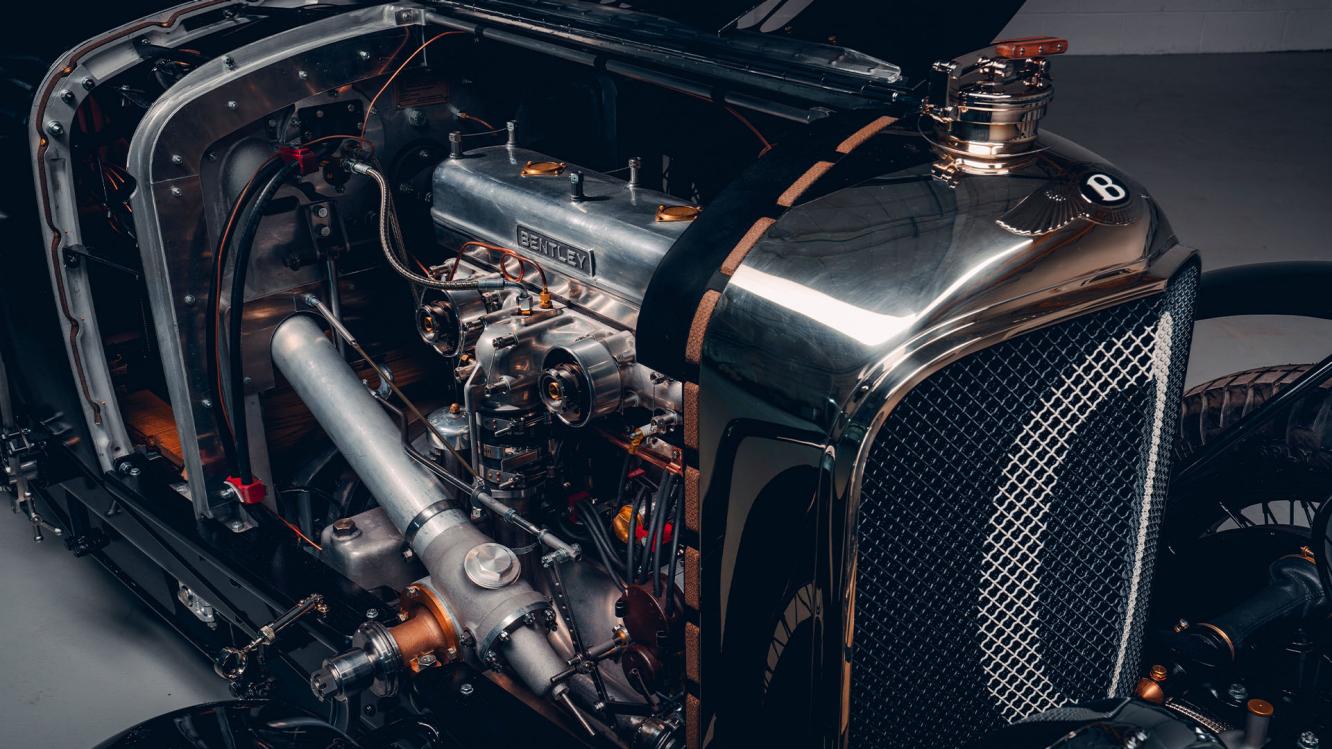 Bentley Blower Continuation engine bay