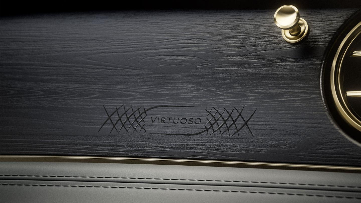 The Virtuoso Collection laset etching available on the cabin veneer within Virtuoso Collection