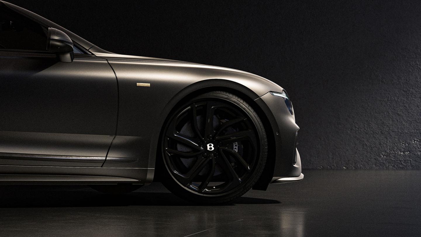 Front haunch close up of a Continental GT Convertible from the Virtuoso Collection