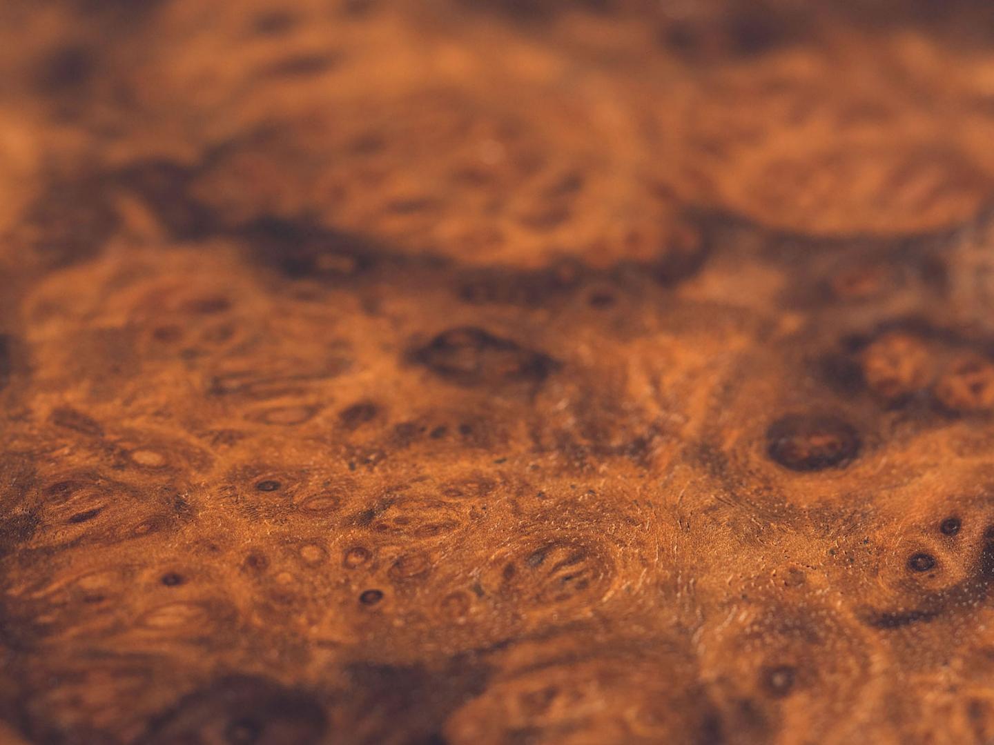 Close up view of Burr Walnut - by Mulliner for Bentley Bentayga EWB