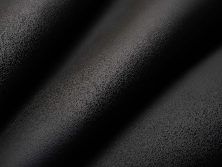 Black leather close up
