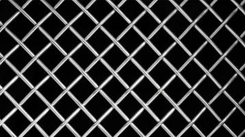 Close up of Chrome Matrix grille