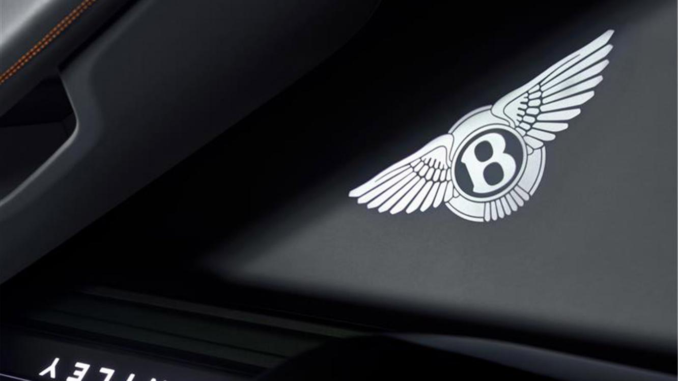 Welcome lamps showing the Bentley wings as you enter and exit your Bentley